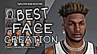 BEST FACE CREATION DRIPPY FACE CREATION NBA 2K21 CURRENT GEN [upl. by Aineles646]