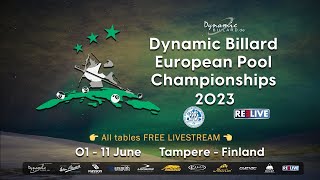 Table 22 Dynamic Billard European Championships Teams Men amp Women 2023 [upl. by Finer]