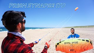 Prism Synapse Dualline Parafoil Kite  170 Unbox and Fly [upl. by Ahter]