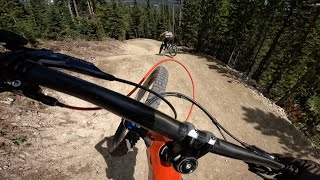 Biking Ninja Marmot Trail Big Sky Resort 2022 [upl. by Annoif]