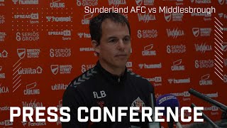 Sunderland AFC vs Middlesbrough  Régis Le Bris press conference [upl. by Noah701]