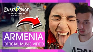 Reacting To LADANIVA  Jako  Armenia 🇦🇲  Official Music Video  Eurovision 2024 [upl. by Howie306]