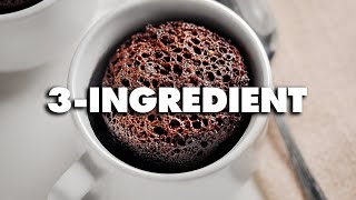 3 Ingredient Chocolate Mug Cake [upl. by Eciralc]