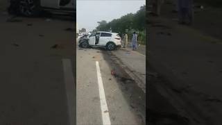 Kia Sportage kiasportage2022 accident horrible automobile moterwar [upl. by Ataliah]