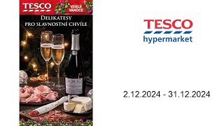 Leták TESCO  2122024  31122024 [upl. by Feodor]