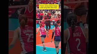 Talon Jema talon Kaya pala ang liksi kumilos eh creamline jemagalanza pvl volleyball fyp [upl. by Tyra]