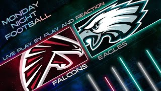 Falcons vs Eagles Live Play by Play amp Reaction [upl. by Anhsirk50]