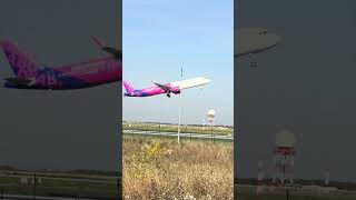 Wizz air A321 Takeoff at belgrade airport [upl. by Thetis]