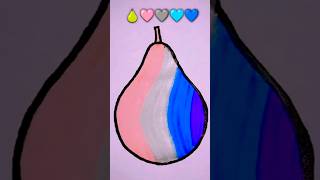 Satisfying creative art 🍐🩷🩶🩵💙artwork viralvideo short shortvideo trending satisfying [upl. by Issi655]