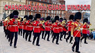 WINDSOR CASTLE GUARD 1st Battalion Welsh Guards with Band of the Grenadier Guards NEW [upl. by Yenroc]