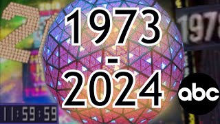 New Years Rockin Eve ABC Ball Drop 19732024 1080p60 [upl. by Leiria677]