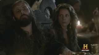 HISTORYS VIKINGS Season 2 Episode 6 Clip King Horik Ragnar amp Rollo discuss Jarl Borg [upl. by Erminia925]