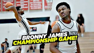 Bronny James amp Sierra Canyon Get TESTED In CHAMPIONSHIP Game in Hawaii [upl. by Auoh560]