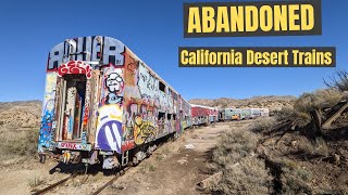 ABANDONED TRAIN in the California Desert  California URBEX [upl. by Allicsirp]