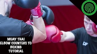 Muay Thai Elbow Counters to Boxing Tutorial [upl. by Sosna]