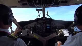 St Maarten SXM to Saba SAB Winair Twin Otter Full Flight [upl. by Irina]