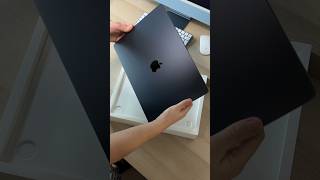 M3 Macbook Air 15 inch midnight unboxing 2024  ASMR macbookairm3 unboxingshorts asmrunboxing [upl. by Harding628]