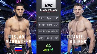 ISLAM MAKHACHEV VS DANIEL HOOKER FULL FIGHT UFC 267 [upl. by Zawde]