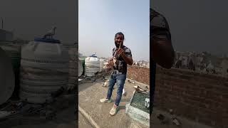 Aik pkda h aaj sehdi ka kabutar gardaan 😂😂😍 pigeon [upl. by Pasahow425]