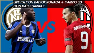 INTERMILAN  RADIOCRONACA  DIRETTA DAL CAMPO CON DATI STATISTICI [upl. by Rogovy]