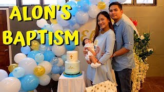 Baptism Decoration Ideas for Baby Boys  DIY Christening Decorations  Alon’s Baptism [upl. by Wilhide]