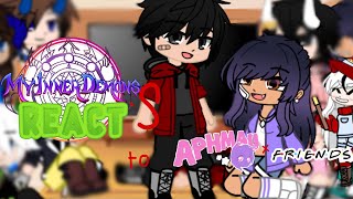 My inner demons reacts to aphmau and friends [upl. by Tellford]