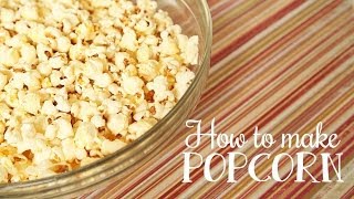 The Domestic Geek How to Make Popcorn WITHOUT a Microwave [upl. by Assilram]