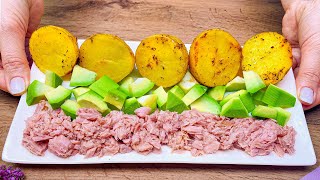 Nur wenige kennen dieses Rezept für Avocado mit Kartoffeln 🥑 Gesundes Abendessen in 10 Minuten [upl. by Roee]