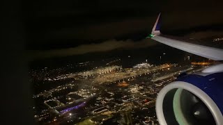 A321NEO Evening Landing in Seattle [upl. by Bravar]