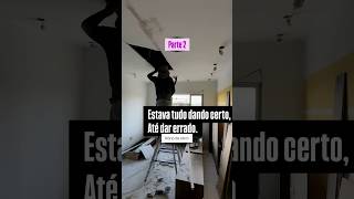 Gesso caiu luz ajustada e sala renovada Resultado incrível ✨🛋️ Reformaemandamento [upl. by Eynobe]