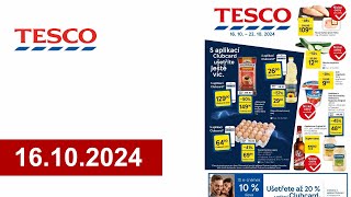 Tesco leták 16102024  akční leták [upl. by Nahtnaoj]