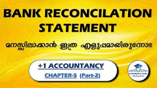 Bank Reconciliation Statement in Malayalam Part 21 Accountancy chapter 5Commerce guru malayalam [upl. by Atwater]