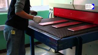 HYECElectrical busbar auto deburring amp polishing [upl. by Ordisy]