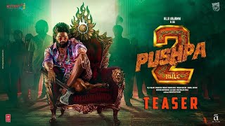 Pushpa 2  The Rule Trailer  Allu Arjun  Rashmika Mandanna  Fahadh Faasil  Pushpa 2 Teaser [upl. by Notniuqal]