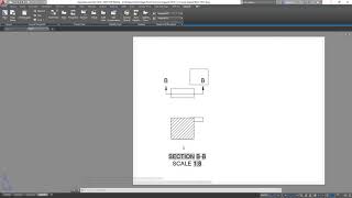 Section Views in AutoCAD [upl. by Minne625]