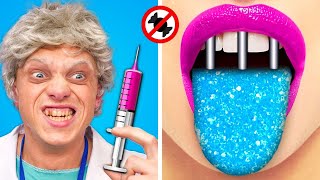 Ah My Tooth🦷 Kids VS Doctor in Jail  Cool Devices and Gadgets For Smart Parents [upl. by Adniram]