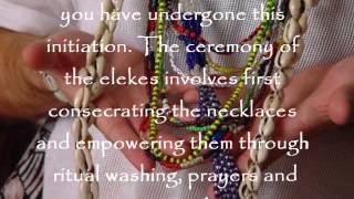 Santeria Necklaces Ceremonies [upl. by Aivekahs]