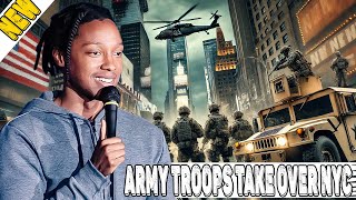 Army Troops Take Over NYC Josh Johnson [upl. by Recha]