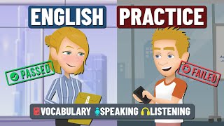 How to PASS a JOB INTERVIEW  Improve English Speaking amp Listening with Conversation Practice [upl. by Cleopatre563]