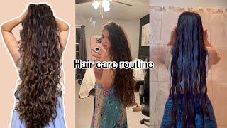 my hair care routine for long and healthy hair [upl. by Gnof218]