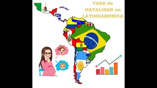 TASA de NATALIDAD en LATINOAMERICA 18052018 INFO WORLD [upl. by Aggri]