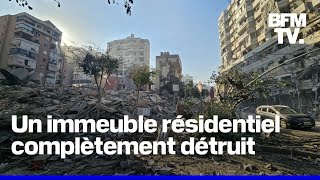 Liban de nouvelles frappes israéliennes sur Beyrouth [upl. by Celin]