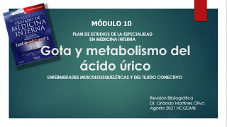 Gota GT y metabolismo del ácido úrico MAU [upl. by Elsy106]