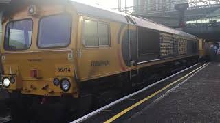 Class 66 GB Railfreight at East Croydon 66704 amp 66714 Colchester Power Signalbox amp Cromer Lifeboat [upl. by Agrippina654]