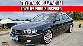 Toyota Corolla AE111 LoveLife EURO 2 Inspired Modified  OtoCulture [upl. by Ilujna968]