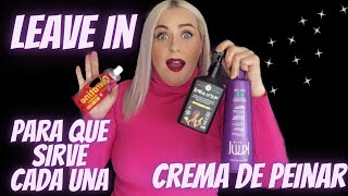 Leave in VS crema de peinar DIFERENCIAS lolacosmetics novex kuul [upl. by Ailana]