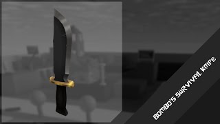 Hit 3  Bombos Survival Knife  Roblox [upl. by Nivi211]