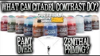 What Can Citadel Contrast DO  Paint over Zenithal Primer [upl. by Laure]