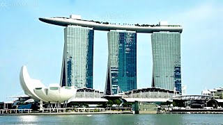 Marina Bay Sands Hotel in Singapore [upl. by Cassil]