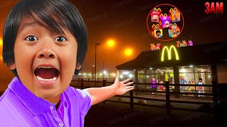 DRONE CATCHES CURSED RYANS WORLDEXE BLIPPI LANKYBOX VLAD amp NIKI LOVE DIANA AT McDonalds [upl. by Licha]